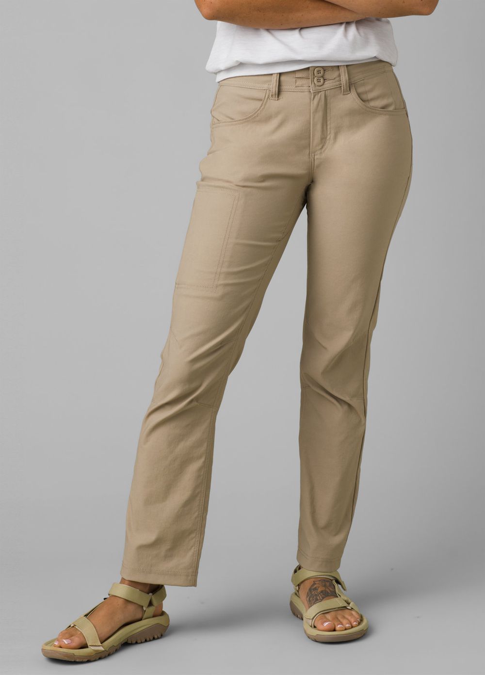 Pantalon PrAna Halle Straight II Beige Femme | CBP-18695908