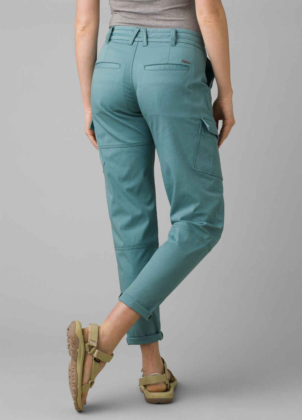 Pantalon PrAna Elle Cargo Turquoise Femme | UDU-32673256