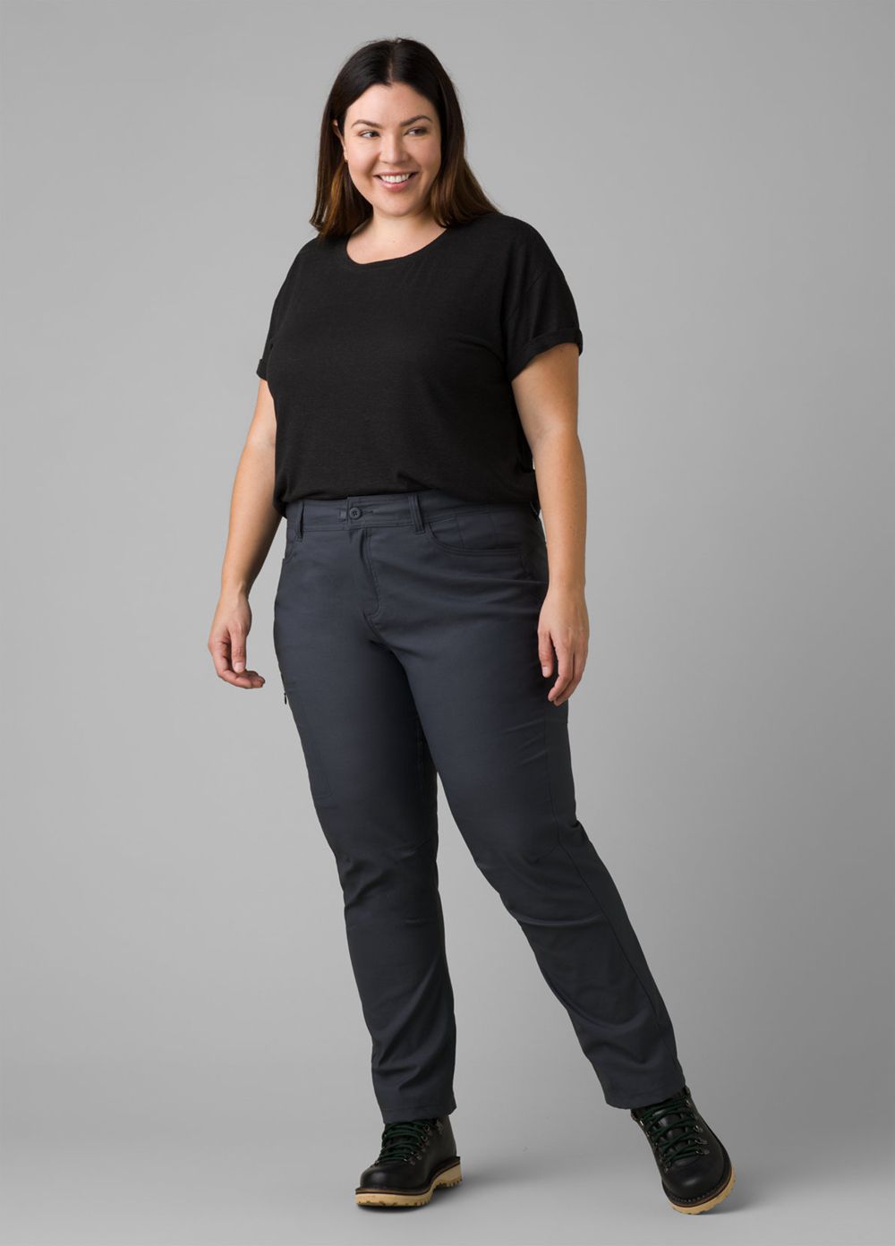 Pantalon PrAna Halle Straight Plus II Noir Femme | AKK-55619334