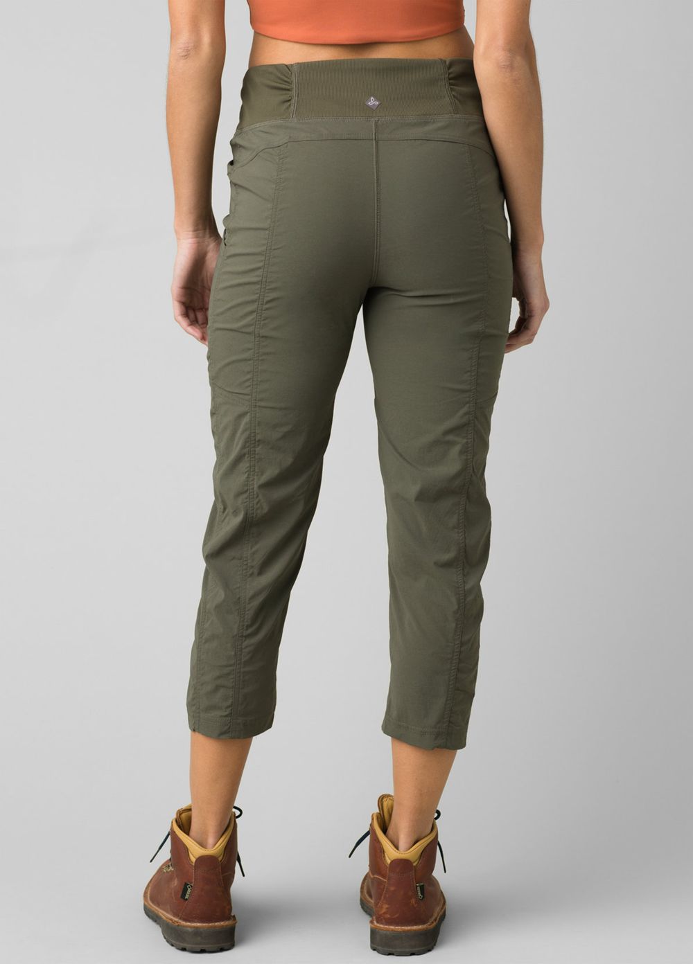 Pantalon PrAna Koen Capri Vert Olive Femme | PRA-69202217