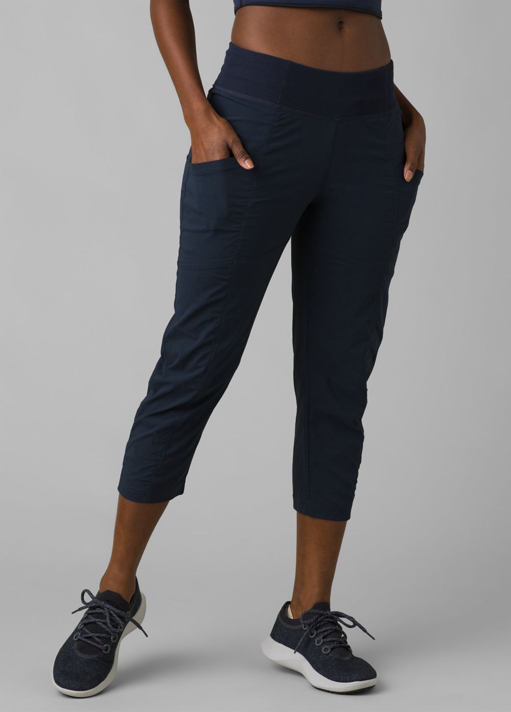 Pantalon PrAna Koen Capri Bleu Marine Femme | CJG-51158495