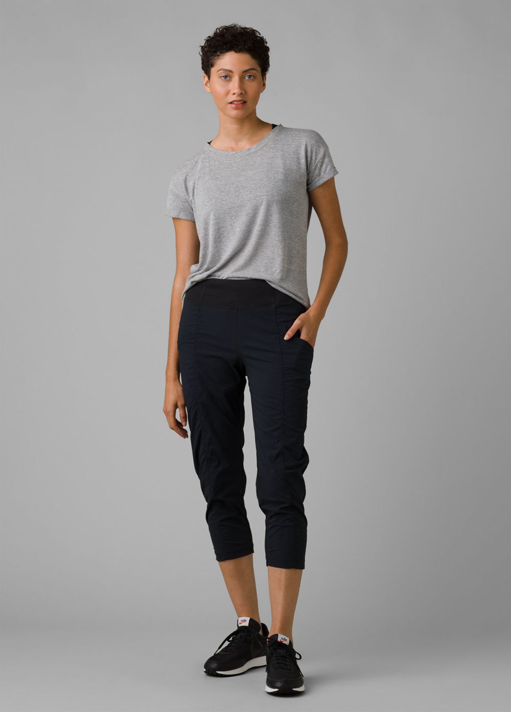 Pantalon PrAna Koen Capri Noir Femme | PYD-03868688