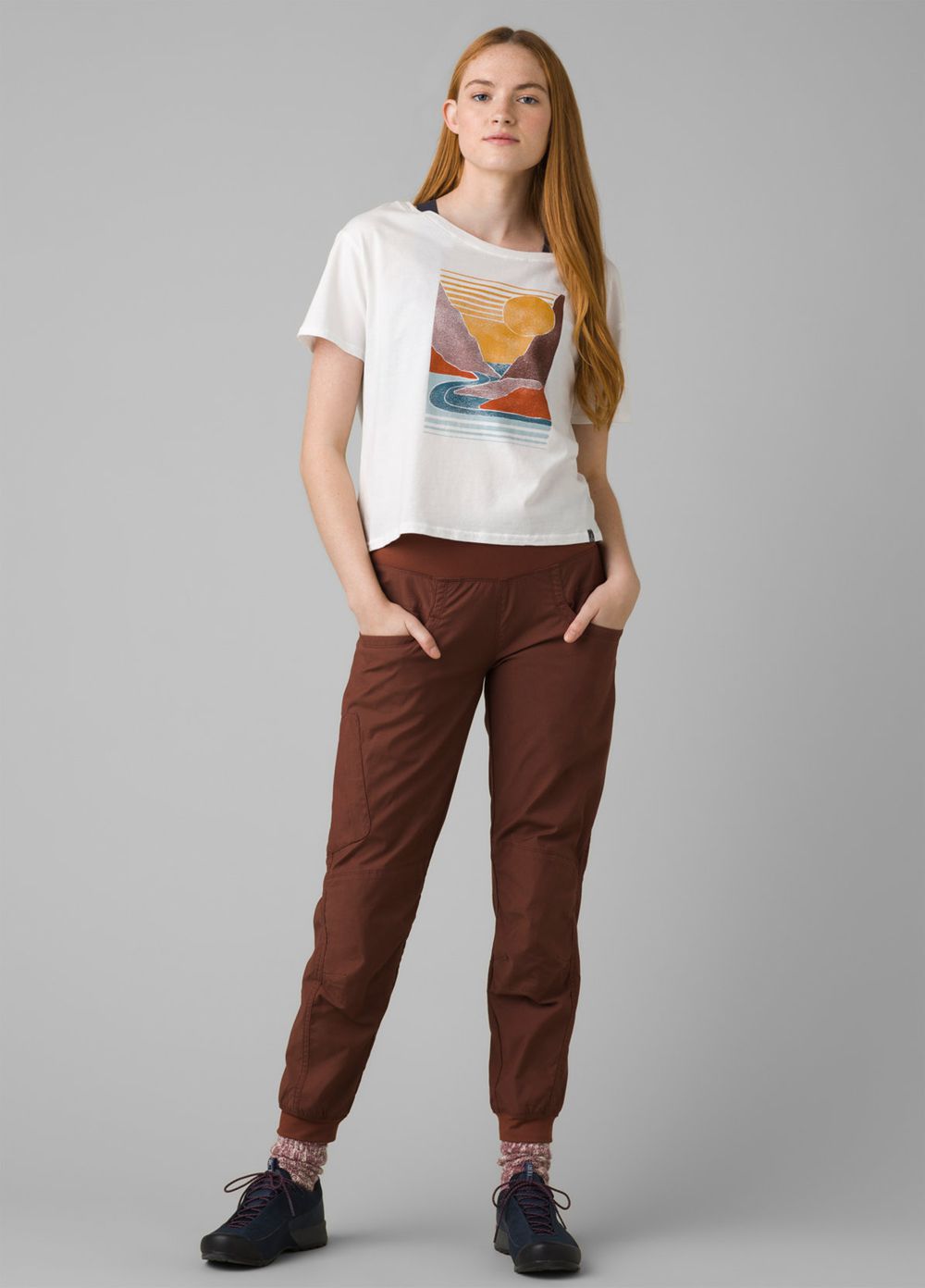 Pantalon PrAna Kanab Marron Femme | TAJ-47370676