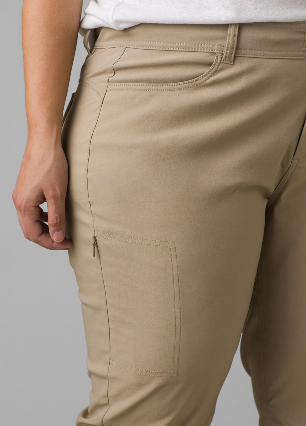 Pantalon PrAna Halle Plus II Beige Femme | OEF-54277197