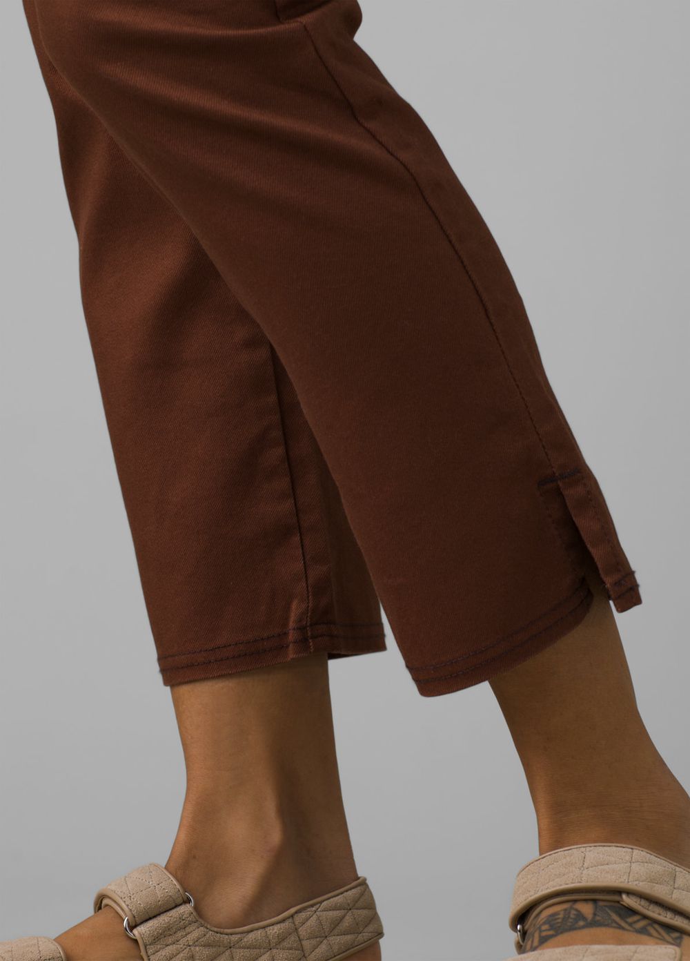 Pantalon PrAna Kayla Crop Chino Marron Femme | PVM-92502234