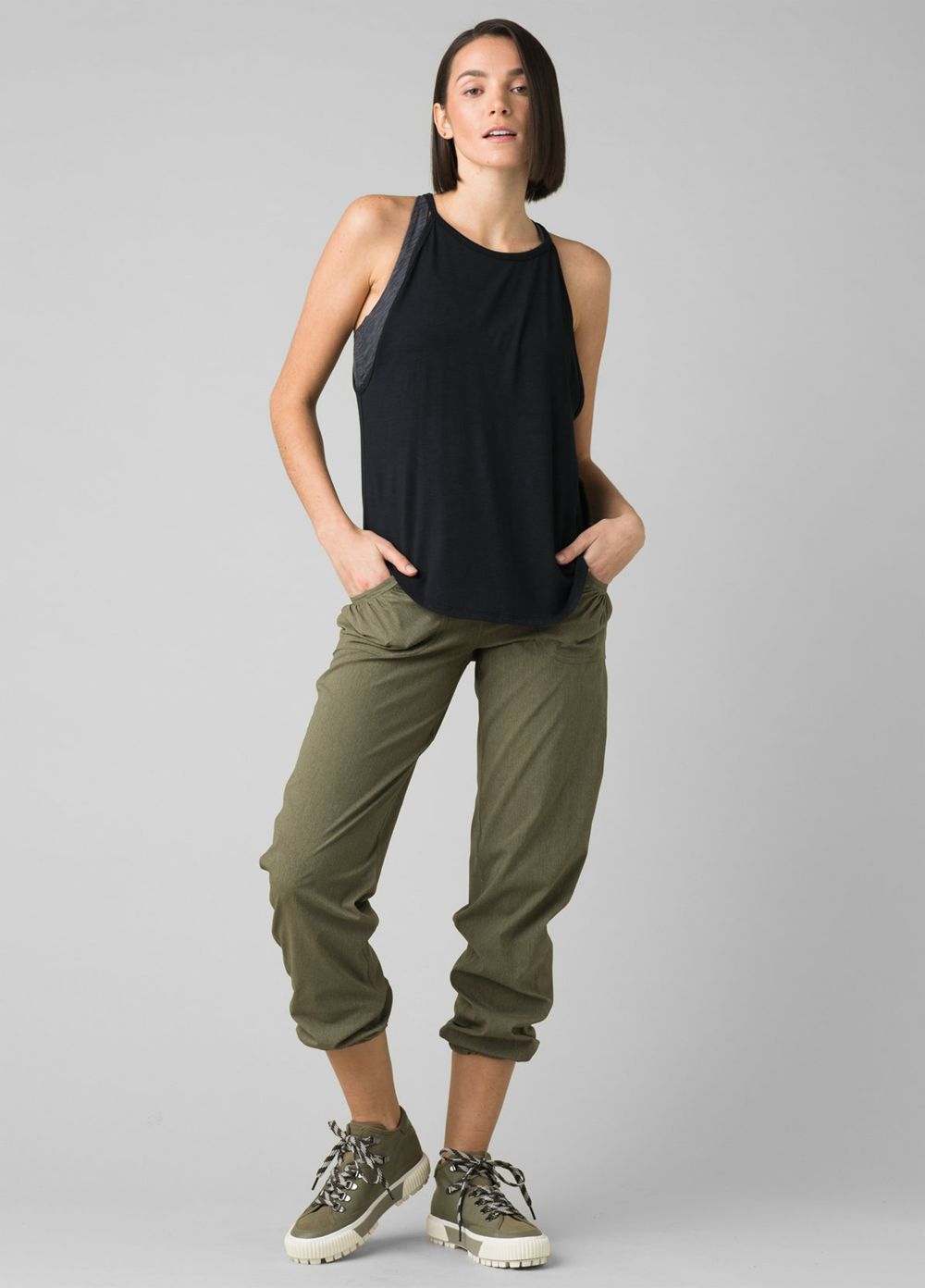 Pantalon PrAna Summit Vert Olive Femme | HGK-91625859