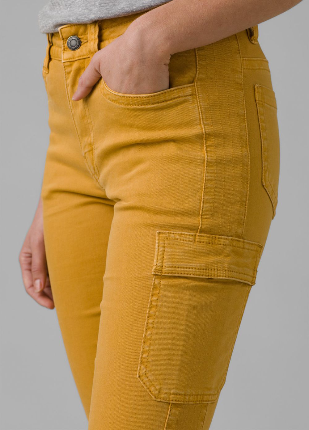 Pantalon PrAna Dollia Ankle Jaune Femme | JLQ-58457434