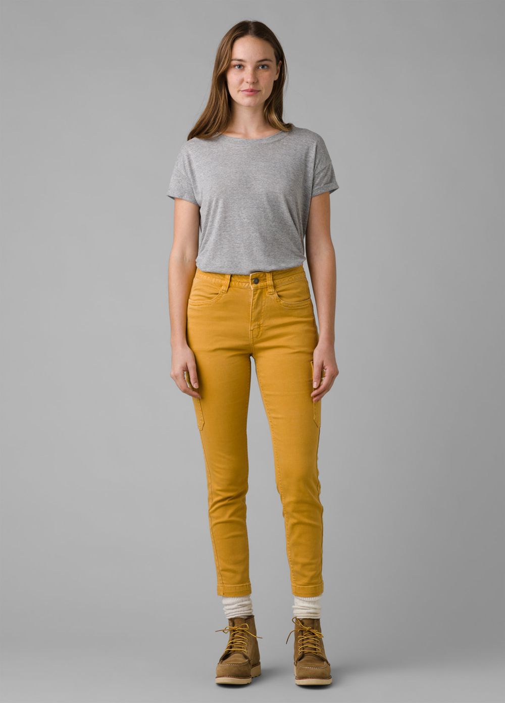 Pantalon PrAna Dollia Ankle Jaune Femme | JLQ-58457434