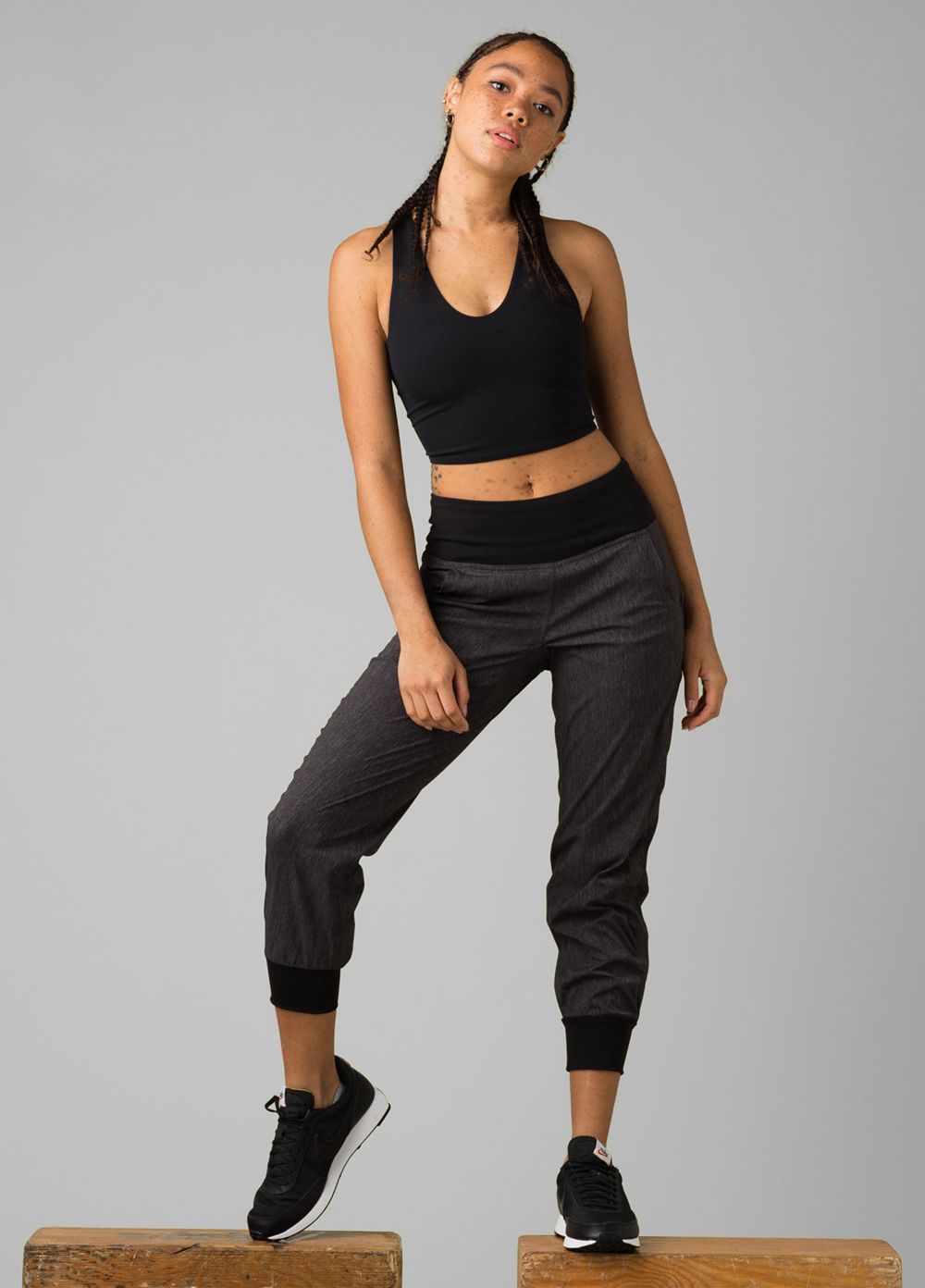 Pantalon PrAna Summit Jogger Grise Femme | MPO-60243305