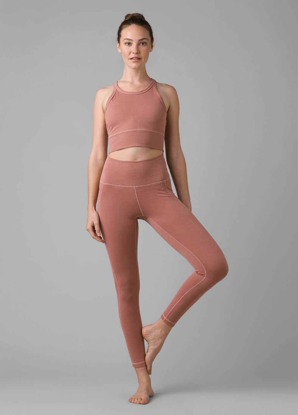 Leggings PrAna Becksa 7/8 Rose Femme | MER-92046712