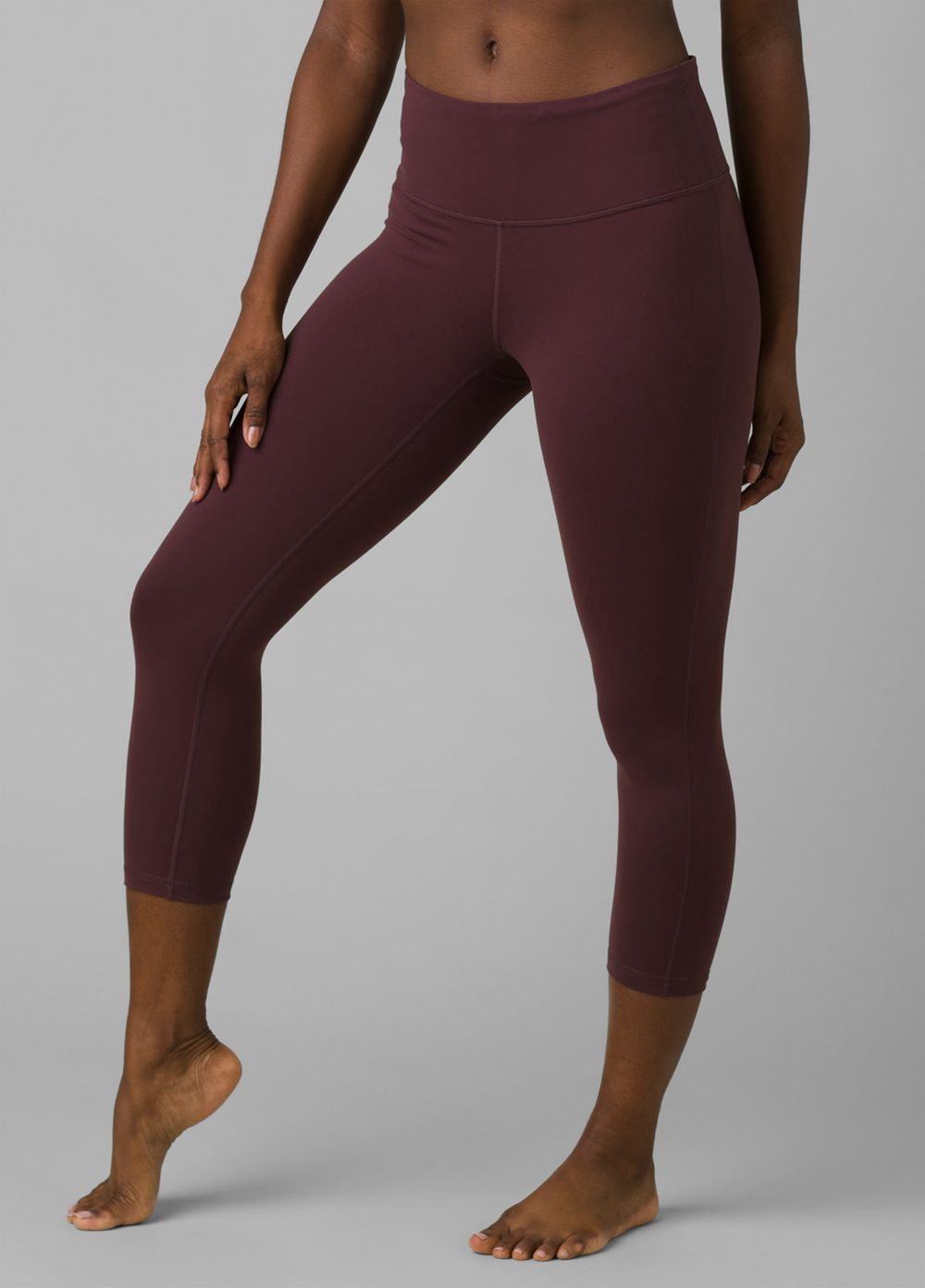 Leggings PrAna Transform Capri Bordeaux Femme | PMF-86276067