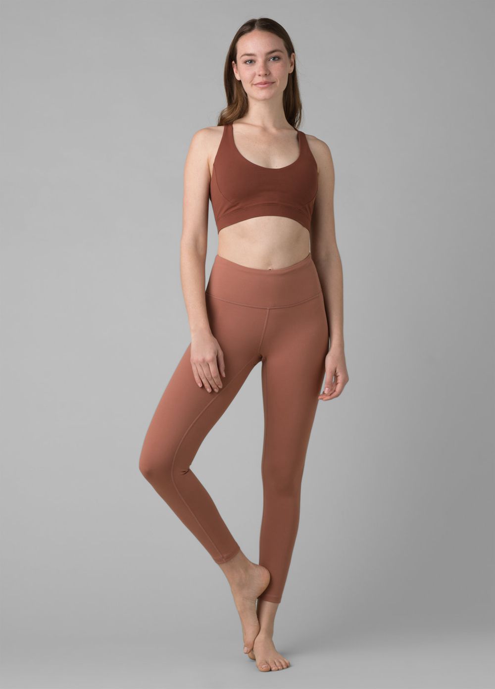 Leggings PrAna Transform 7/8 Marron Femme | KNH-69001999