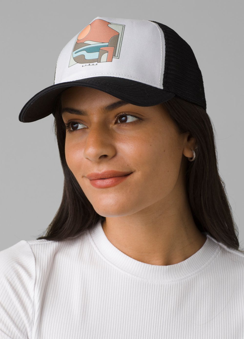 Chapeaux PrAna La Viva Trucker Blanche Femme | QVR-33576538