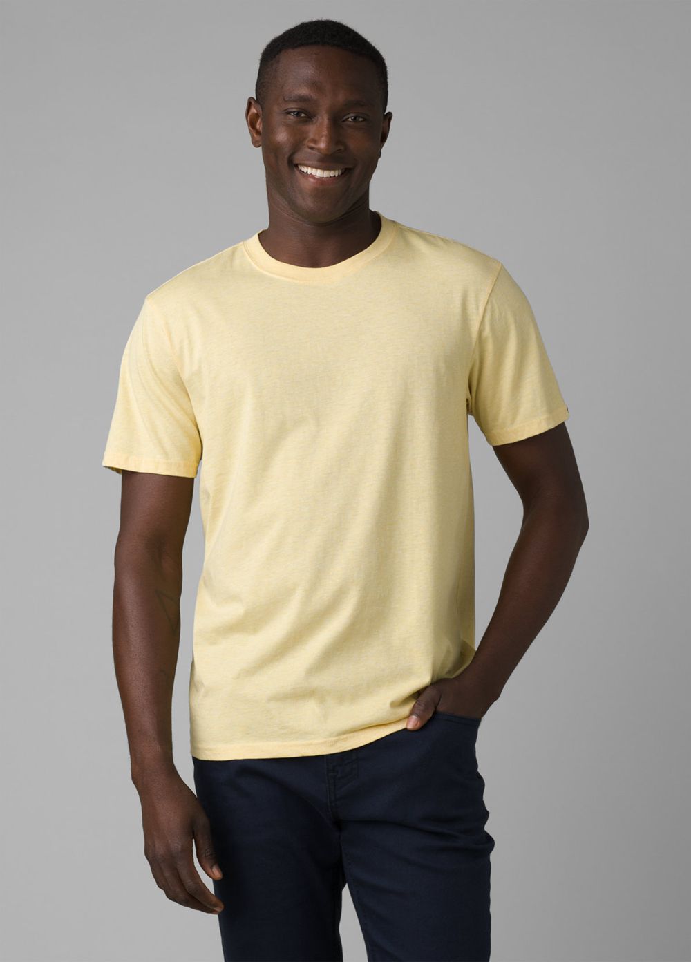 T Chemises PrAna Crew Alti Jaune Homme | UPW-40584018