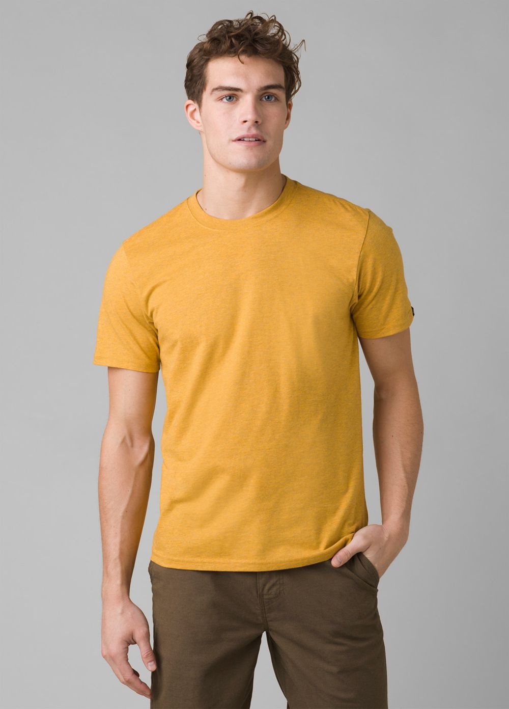 T Chemises PrAna Crew Alti Jaune Homme | ILC-09352889