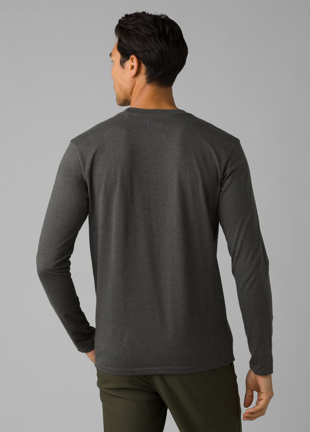 T Chemises PrAna Journeyman Long Sleeve Grise Homme | QHD-73506606