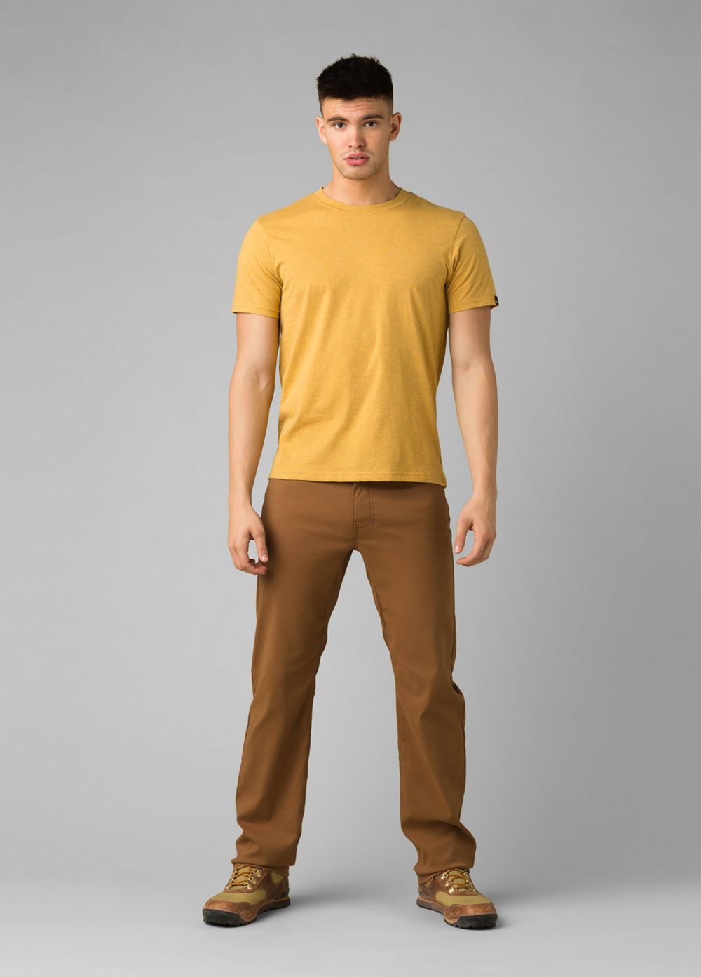 T Chemises PrAna Crew Jaune Homme | KHA-85374277