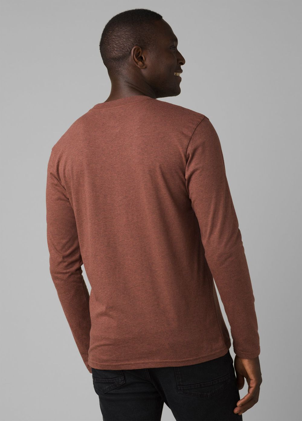 T Chemises PrAna Journeyman Long Sleeve Marron Homme | GFU-71663226