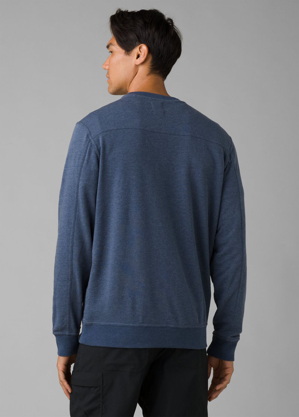 T Chemises PrAna Patch Pullover Crew Bleu Homme | VSC-20112998