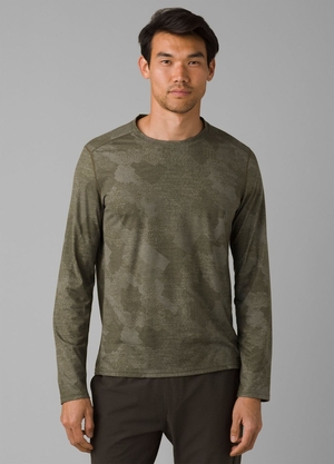 T Chemises PrAna Prospect Heights Graphic Long Sleeve Camouflage Homme | ZJZ-30929188