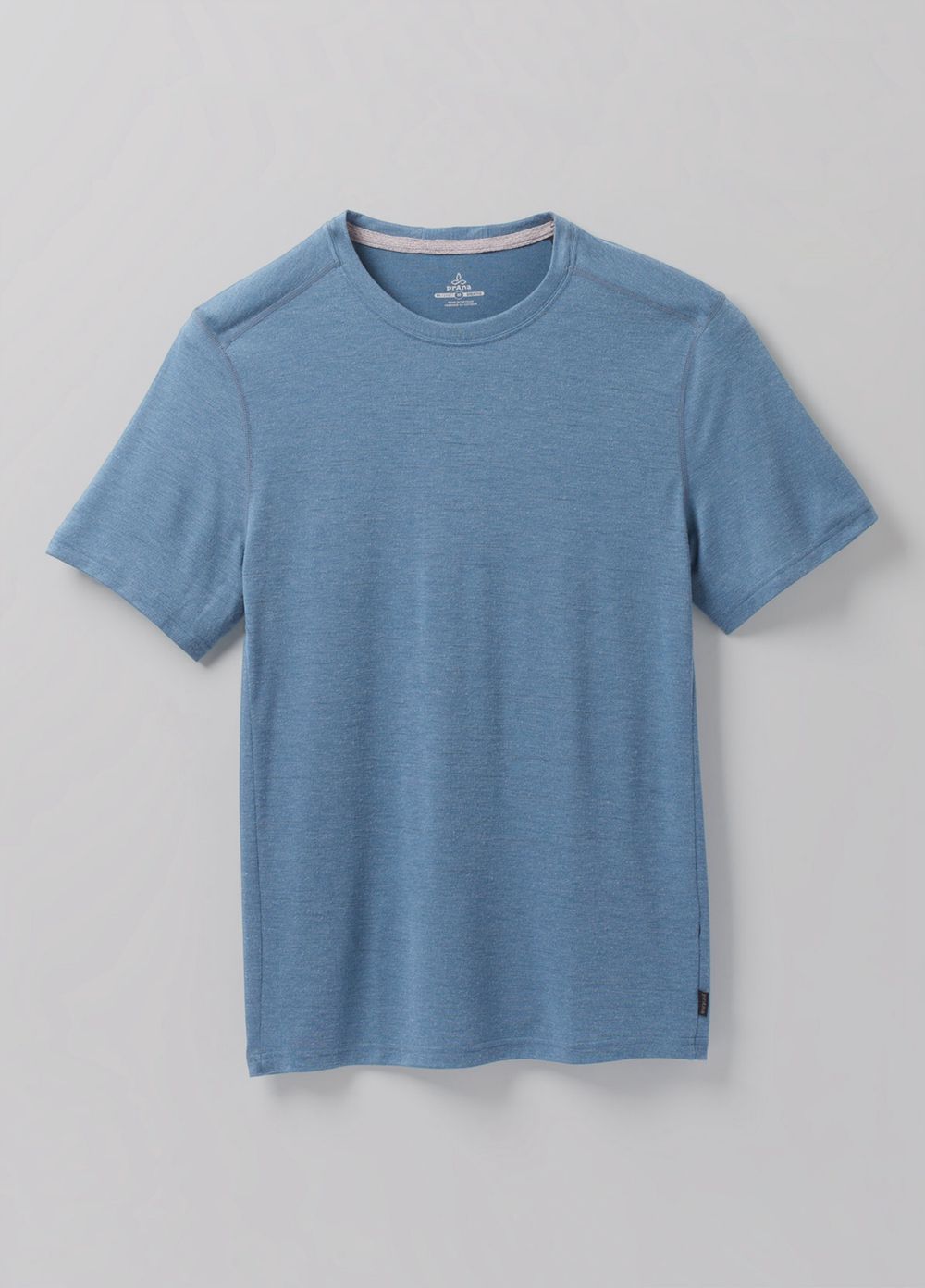 T Chemises PrAna Prospect Heights Crew Bleu Homme | ILY-50711523