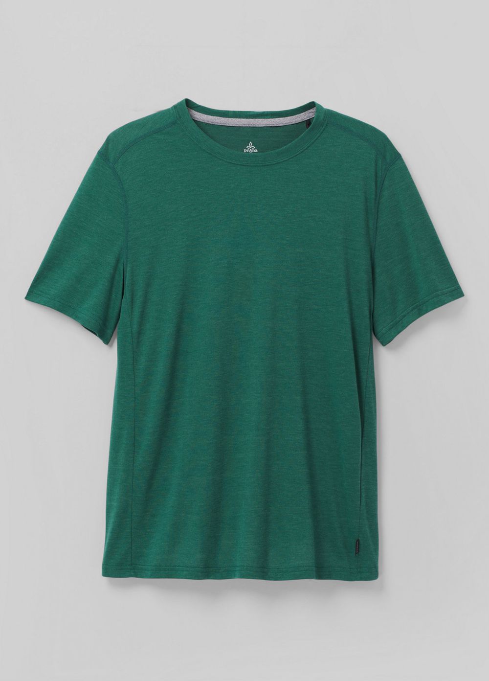 T Chemises PrAna Prospect Heights Crew Vert Homme | WTY-11536072