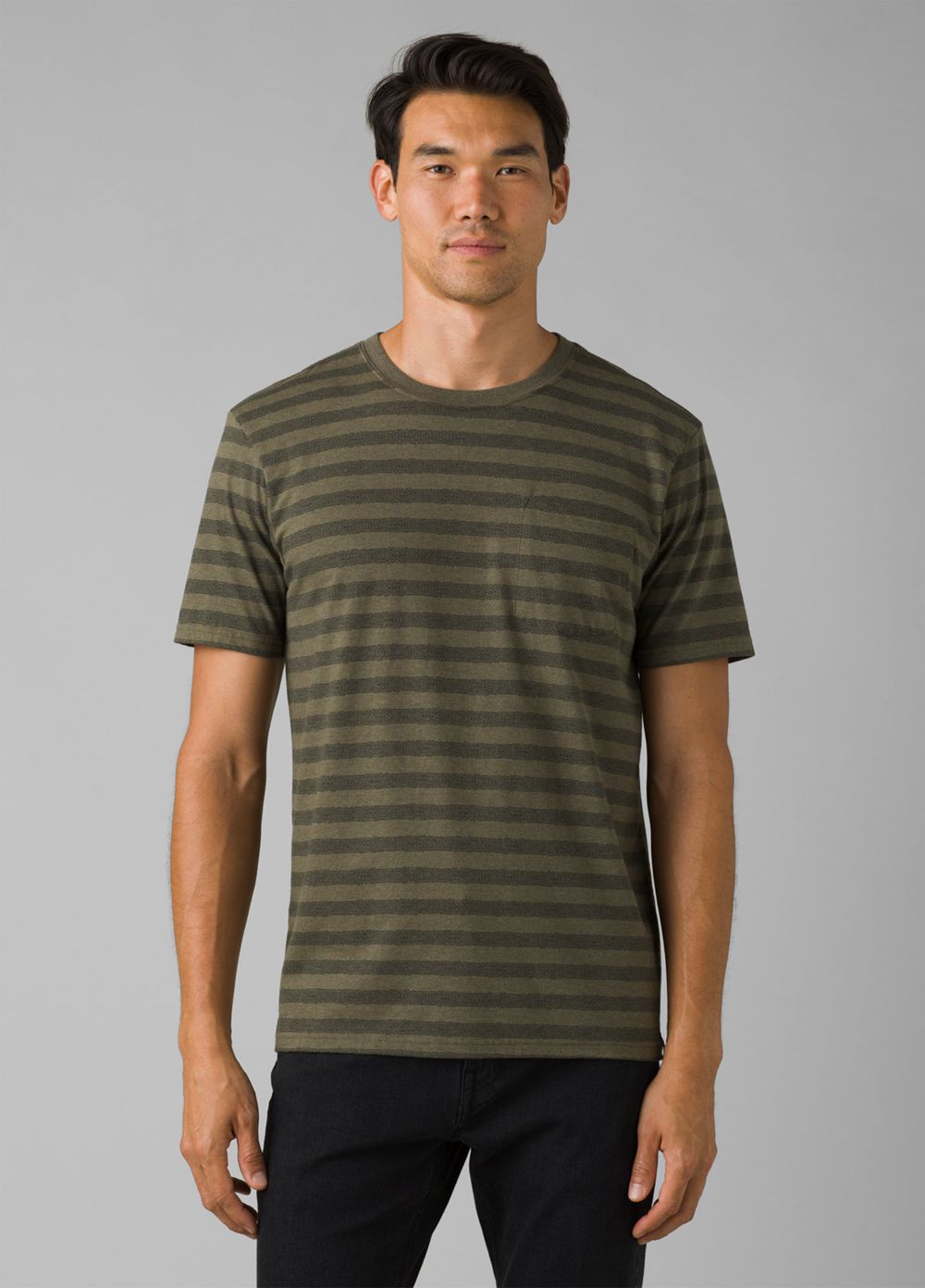 T Chemises PrAna Roots Studio Pocket Vert Olive Homme | ZIM-49998548