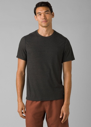 T Chemises PrAna Prospect Heights Crew Noir Homme | BVS-75044587