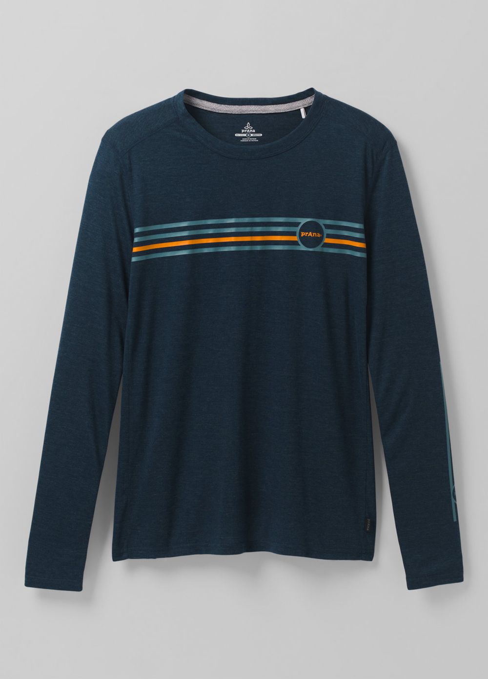 T Chemises PrAna Prospect Heights Graphic Long Sleeve Bleu Marine Homme | KSG-56595761