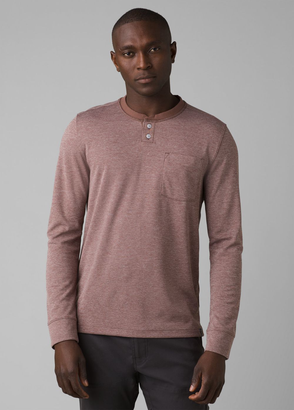 T Chemises PrAna Sol Defender Henley Rose Homme | USH-85828321