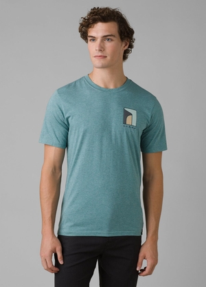 T Chemises PrAna Torreys Peak Turquoise Homme | FYJ-85551642