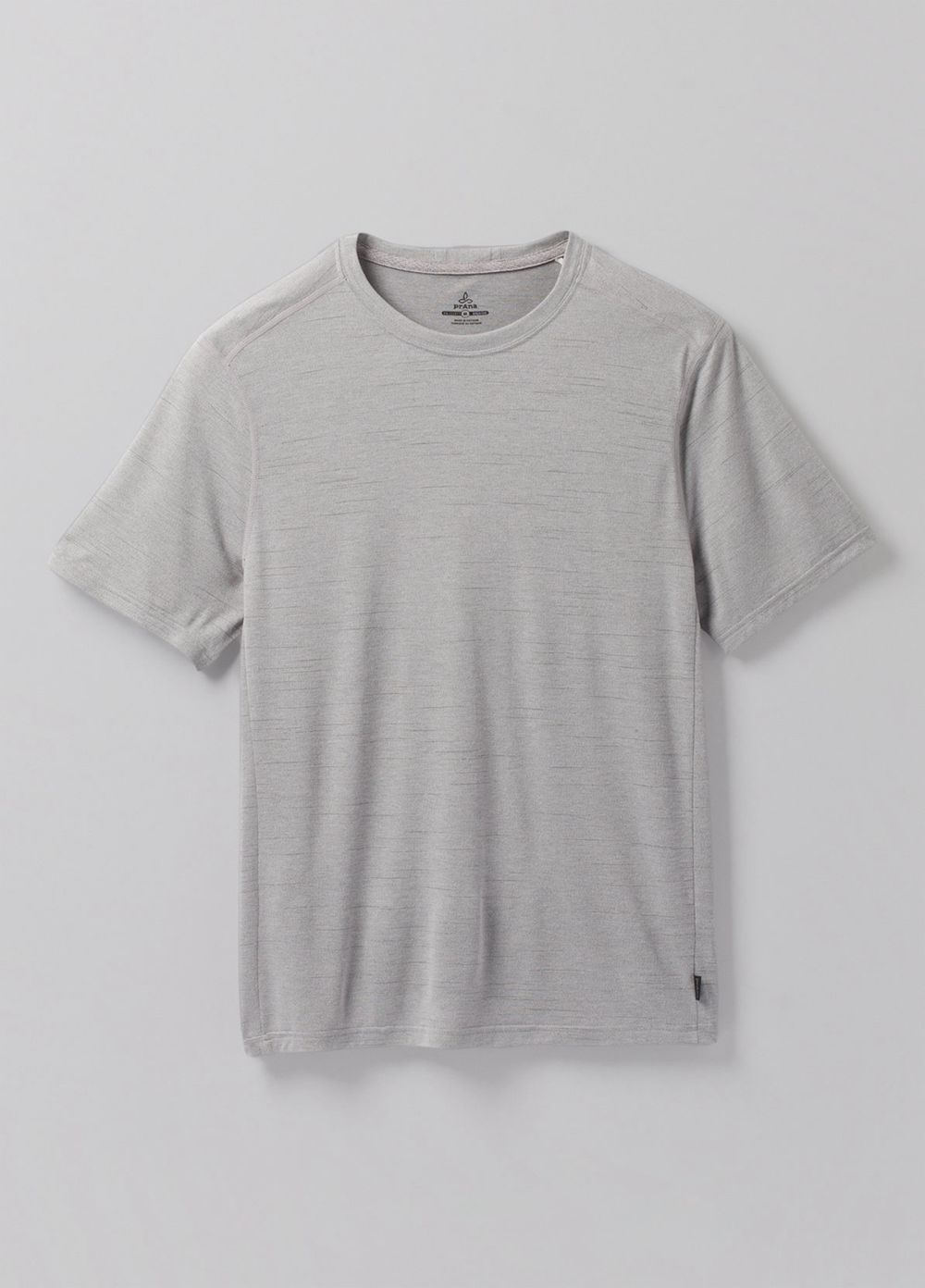 T Chemises PrAna Prospect Heights Crew Grise Homme | MXW-40280592