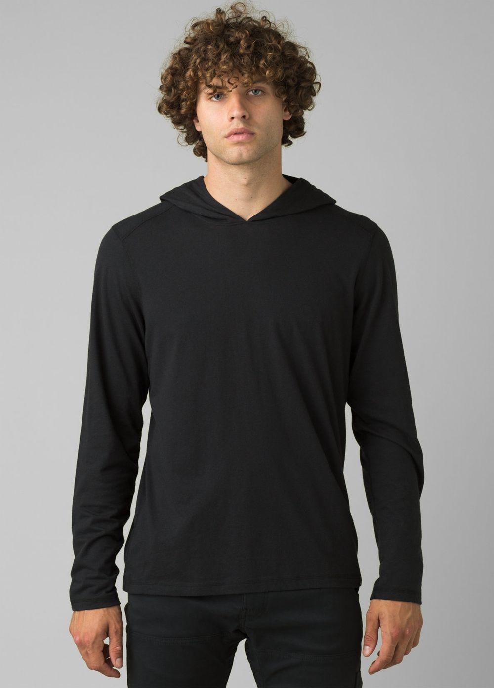 T Chemises PrAna Encapuchonné Noir Homme | VZQ-91520804