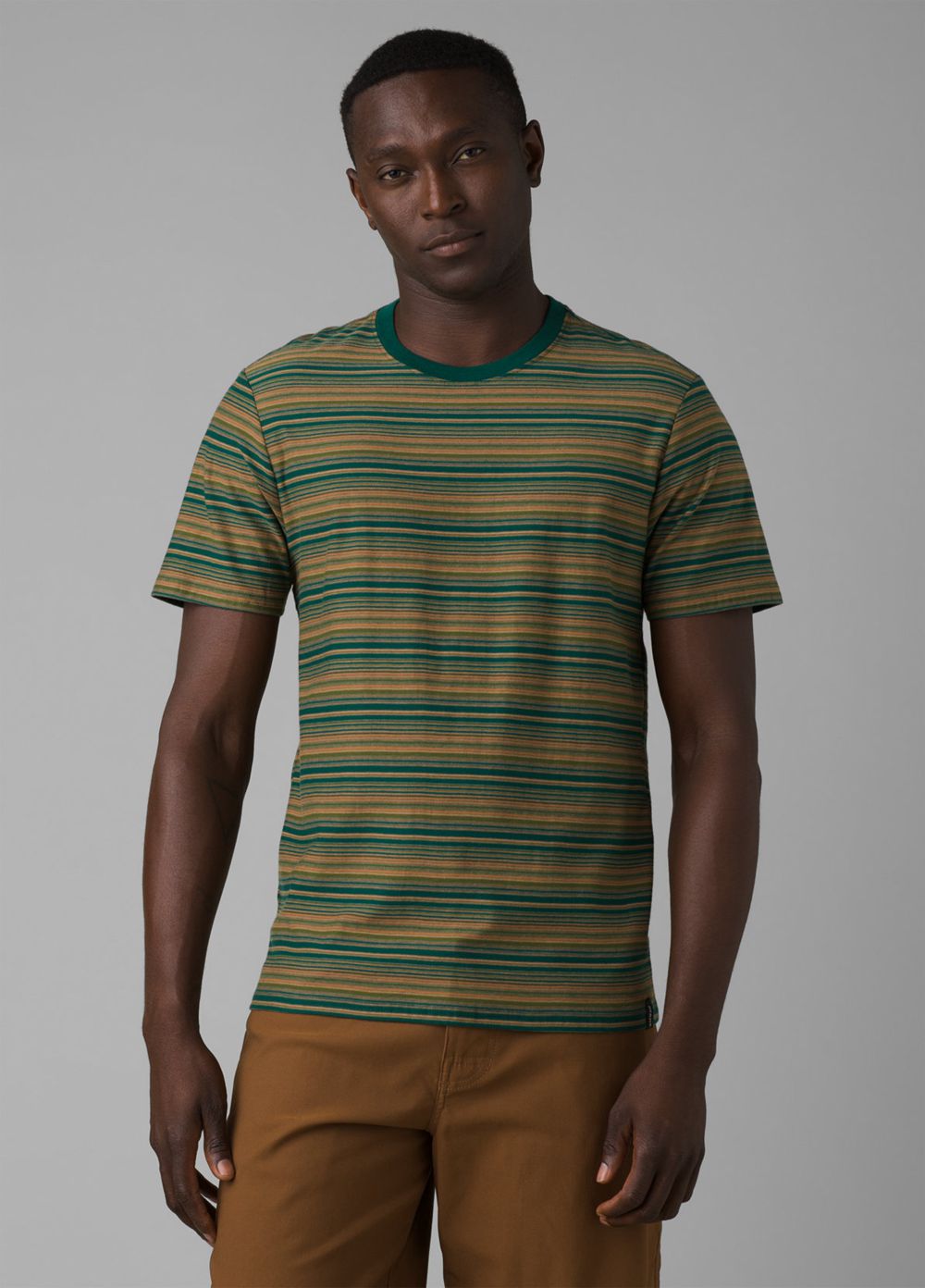 T Chemises PrAna Cooper Point Crew Vert Homme | VPZ-81051533