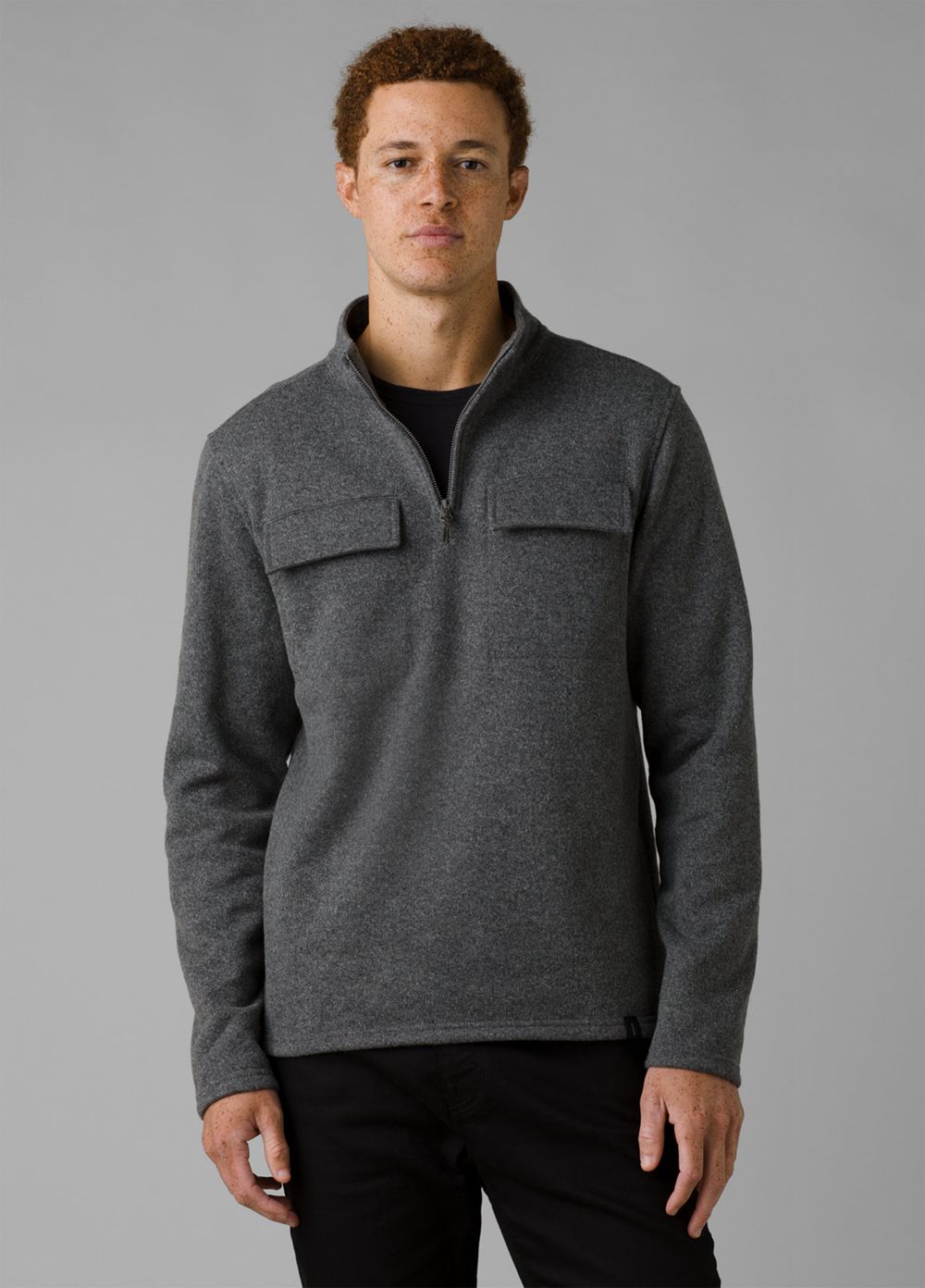 Chandails PrAna Brookland 1/4 Zip Grise Homme | XRW-23082434