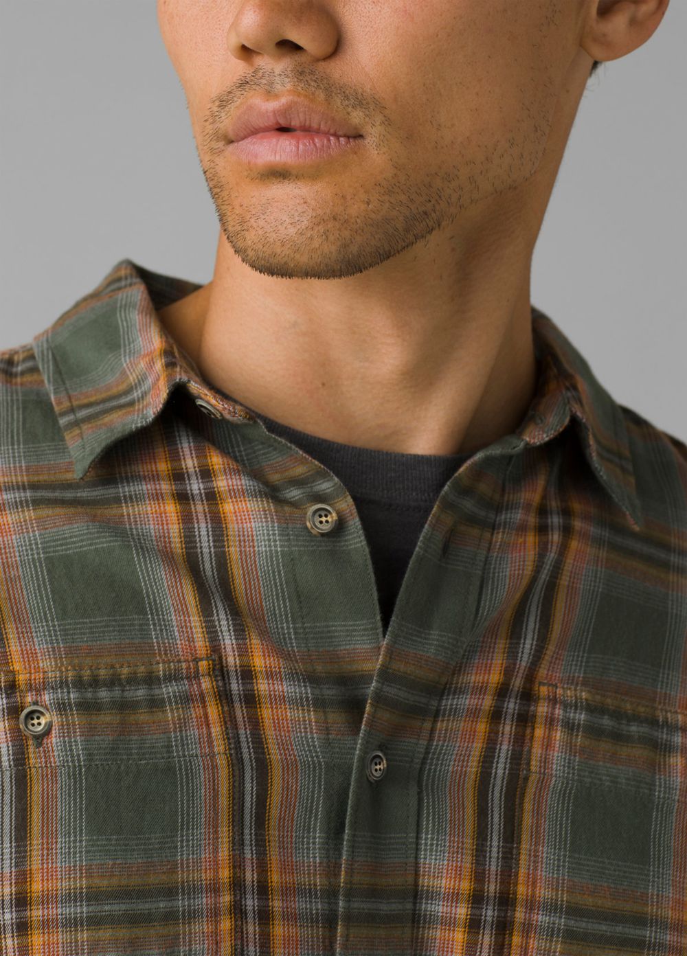 Chemises PrAna Dolberg Flannel Alti Vert Olive Homme | XUG-24787369