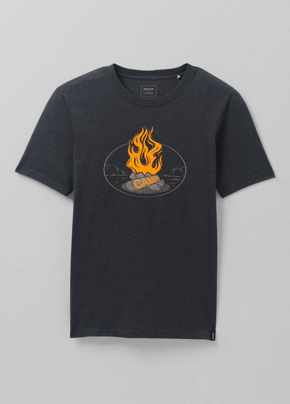 T Chemises PrAna Camp Fire Journeyman 2 Grise Homme | IRI-32274152