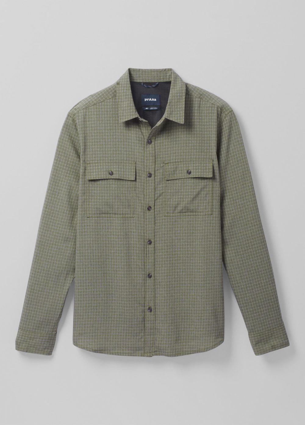 Chemises PrAna Garvan Long Sleeve Alti Vert Olive Homme | ICT-99532743