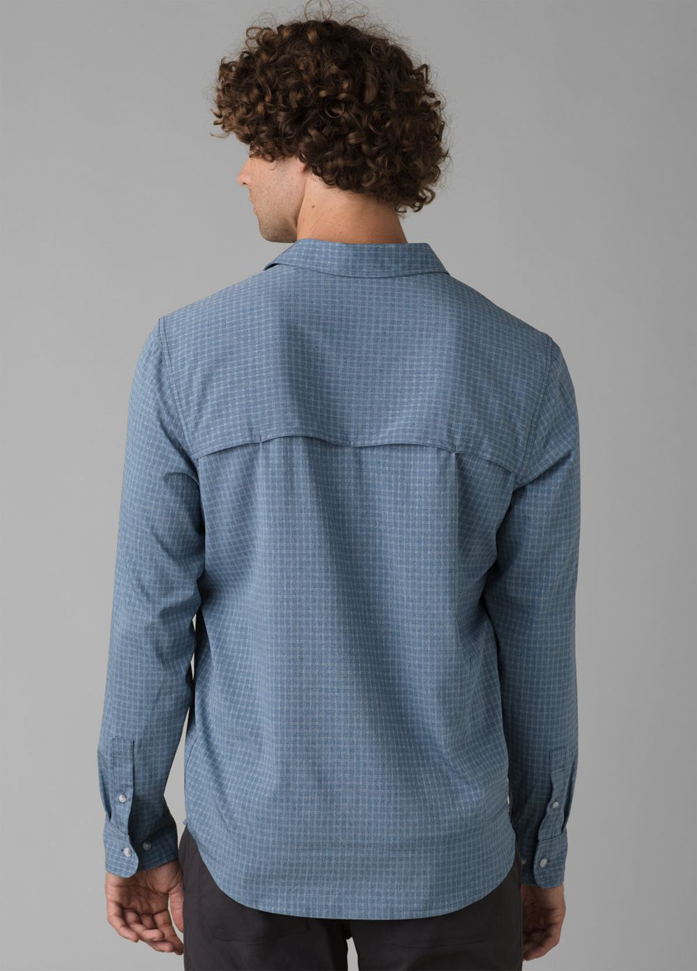 Chemises PrAna Garvan Long Sleeve Bleu Homme | MQO-18250183