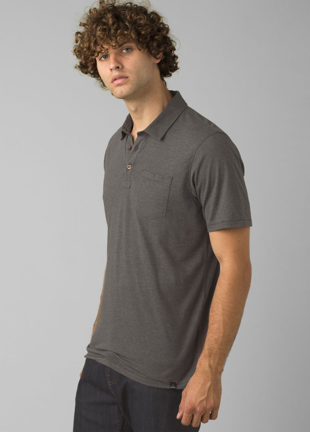 Chemises PrAna Polo Alti Grise Homme | QQM-03794599