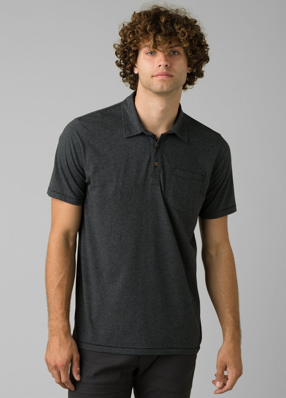 Chemises PrAna Polo Alti Noir Homme | VPR-16405730