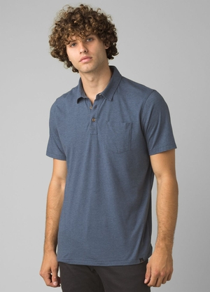 Chemises PrAna Polo Bleu Homme | GAJ-88053185