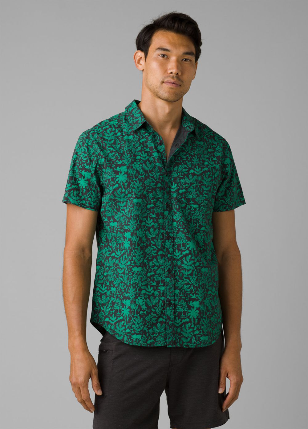 Chemises PrAna Roots Studio Vert Homme | GHS-35866640