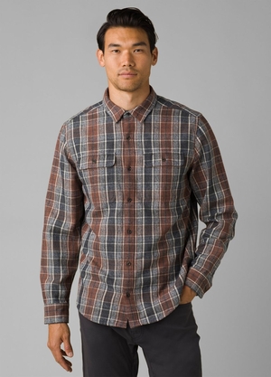 Chemises PrAna Westbrook Flannel Marron Homme | MFN-17986497