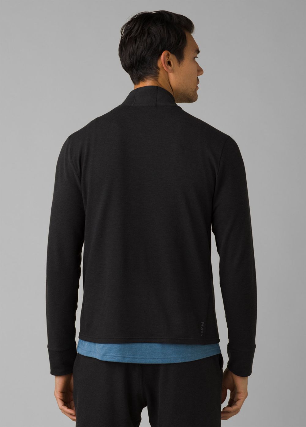 Chandails PrAna Altitude Tracker 1/4 Zip Noir Homme | DKJ-38705389