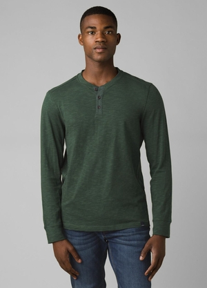 Chemises PrAna Ronnie Henley Vert Homme | AVT-89692170