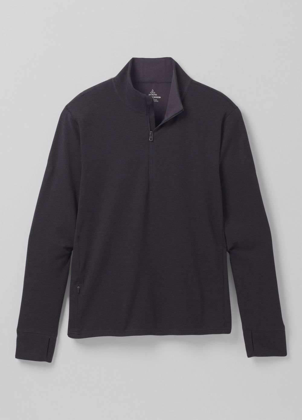 Chandails PrAna Altitude Tracker 1/4 Zip Noir Homme | DKJ-38705389