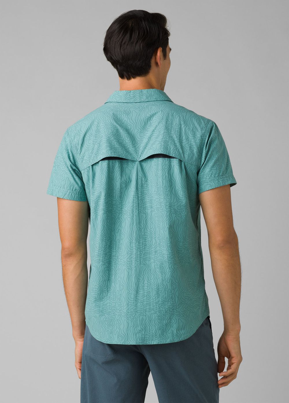 Chemises PrAna Sutherlin Turquoise Homme | VMN-23045061