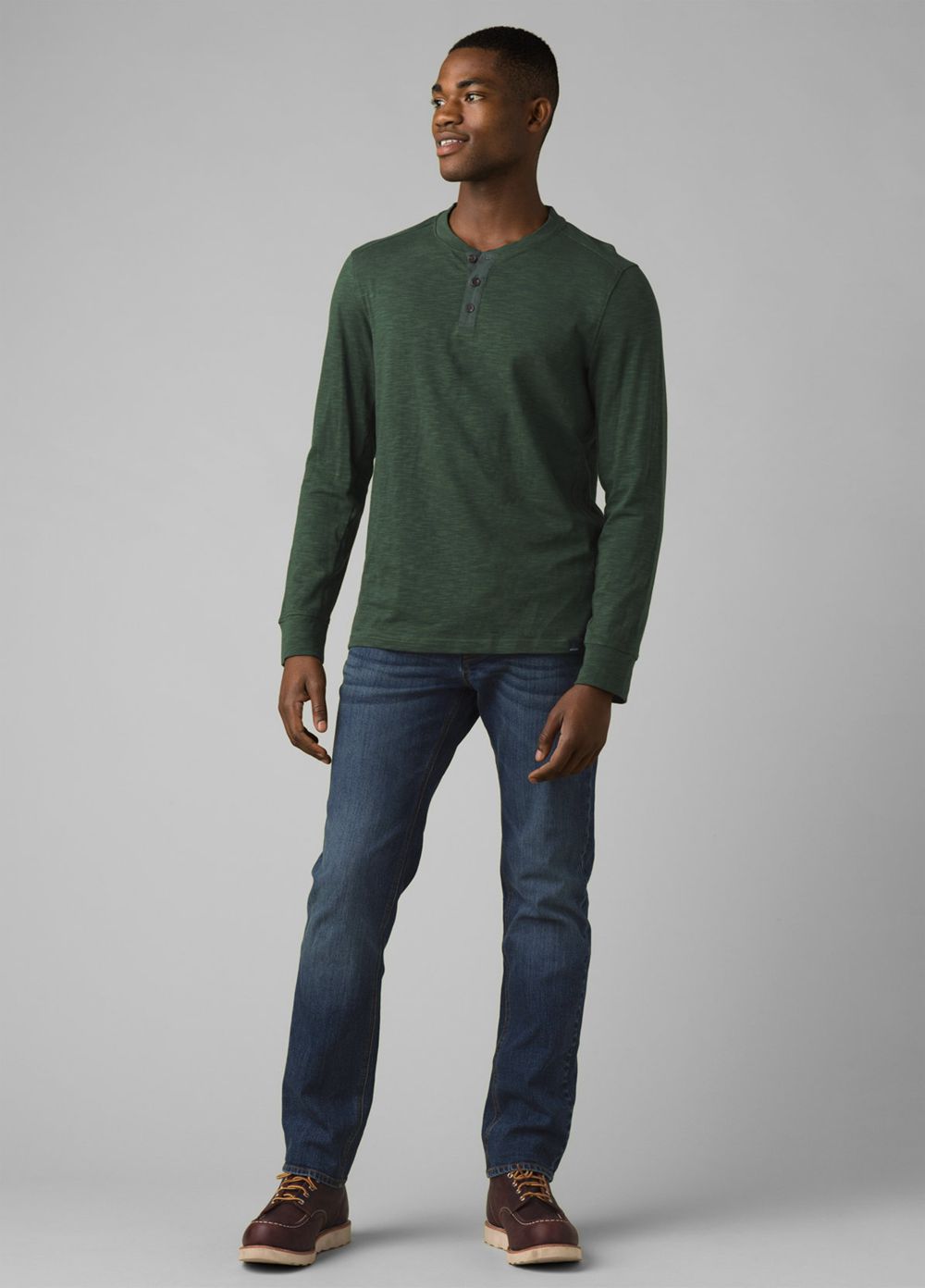 Chemises PrAna Ronnie Henley Vert Homme | AVT-89692170