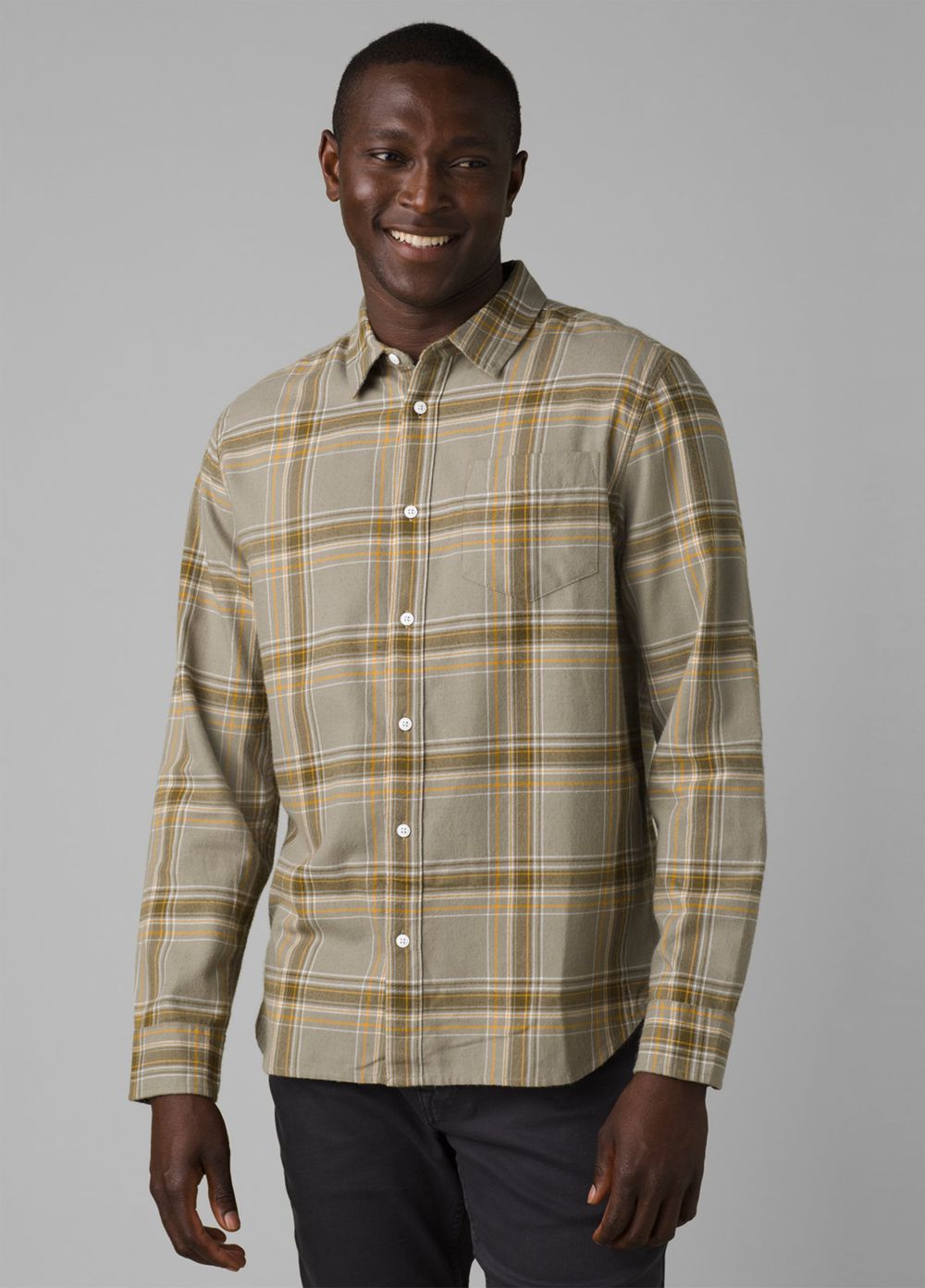 Chemises PrAna Los Feliz Flannel Vert Olive Homme | QVD-32070857